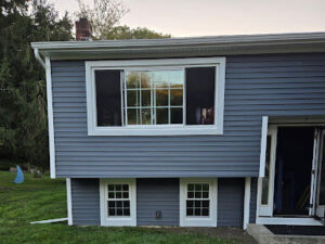 alside mezzo windows with white frames